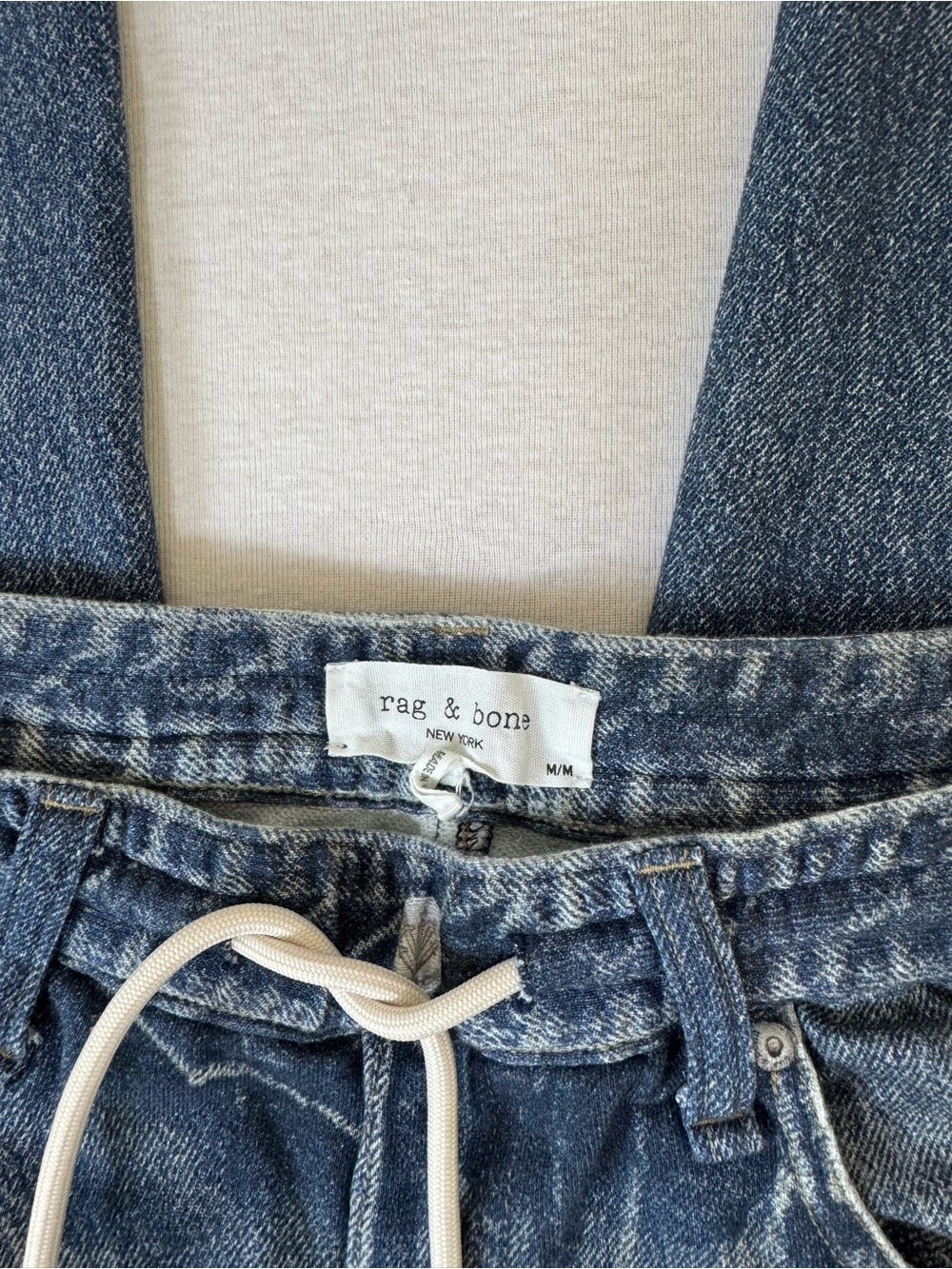 Rag & Bone Miramar Terry Drawcord Wide Leg Pants - Picture 5 of 8